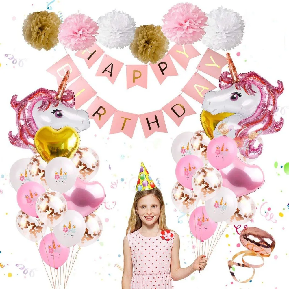 35pcs/lot Unicorn Balloon Set Birthday Party Kids Decorations Jungle Party Unicorn Themed Party or baby shower Supplies Banner
35pcs/lot Unicorn Balloon Set Birthday Party Kids Decorations Jungle Party Unicorn Themed Party or baby shower Supplies Banner