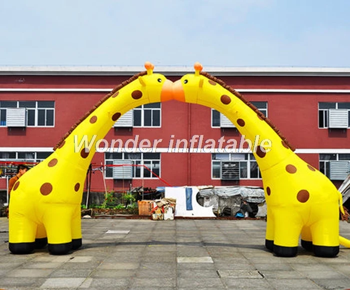 Popular inflatable birthday arch for celebration giant inflatable giraffe cartoon archway for decoration
Popular inflatable birthday arch for celebration giant inflatable giraffe cartoon archway for decoration