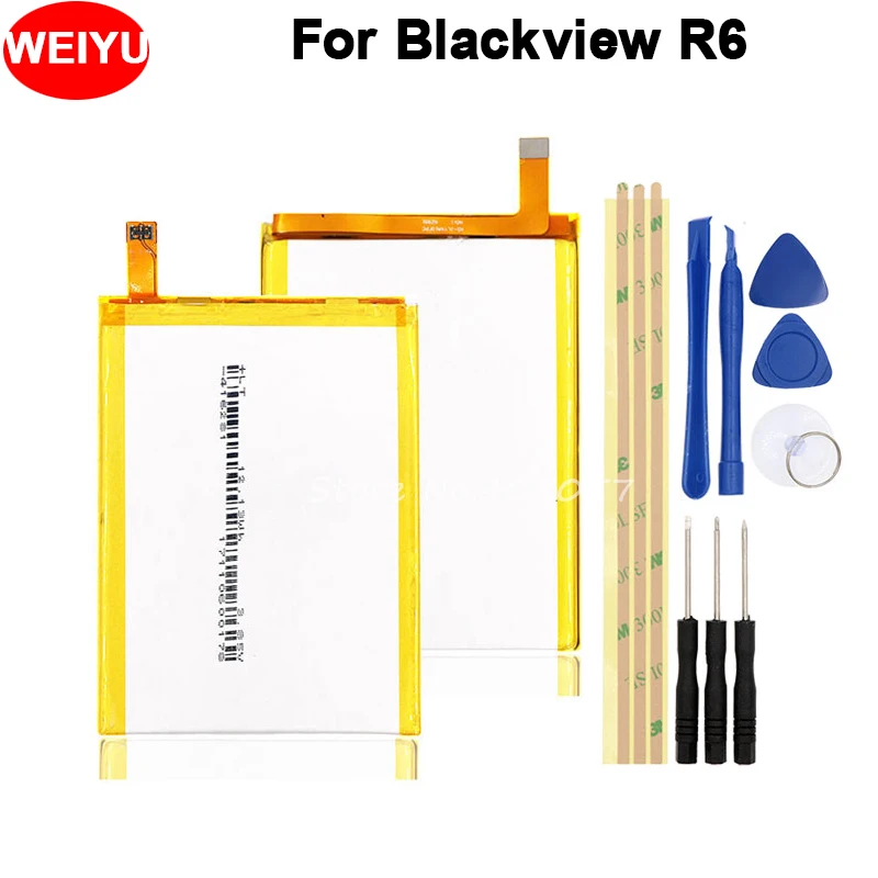 For Blackview R6 Battery Batterie Bateria Batterij Accumulator 3000mAh High Quality+ disassemble tool
For Blackview R6 Battery Batterie Bateria Batterij Accumulator 3000mAh High Quality+ disassemble tool
