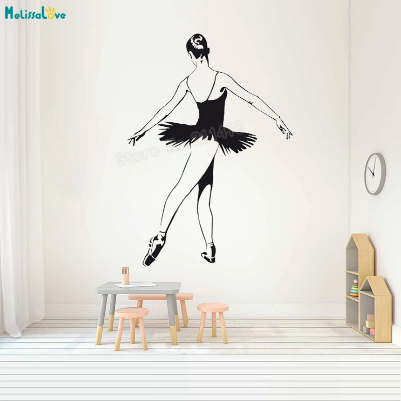 Beautiful Ballerina Vinyl Wall Sticker Elegant Dance Decal Home Decor For Living Room Self-adhesive Art Murals Cute Gift YT628
Beautiful Ballerina Vinyl Wall Sticker Elegant Dance Decal Home Decor For Living Room Self-adhesive Art Murals Cute Gift YT628