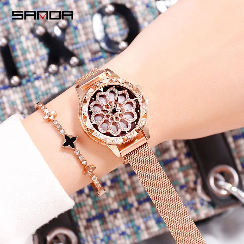 Watch Women Diamond Gold Ladies Watches Stainless Steel Waterproof Female Clock Women Bracelet Wrist Watches Relogio Masculino
Watch Women Diamond Gold Ladies Watches Stainless Steel Waterproof Female Clock Women Bracelet Wrist Watches Relogio Masculino