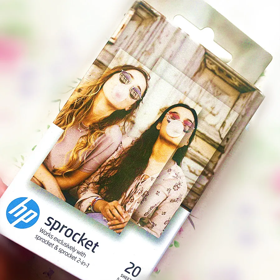 Фотобумага Zink 5*7 6 см (2x3 дюйма) для hp Sprocket photo Printer без чернил с липкой основой Diy