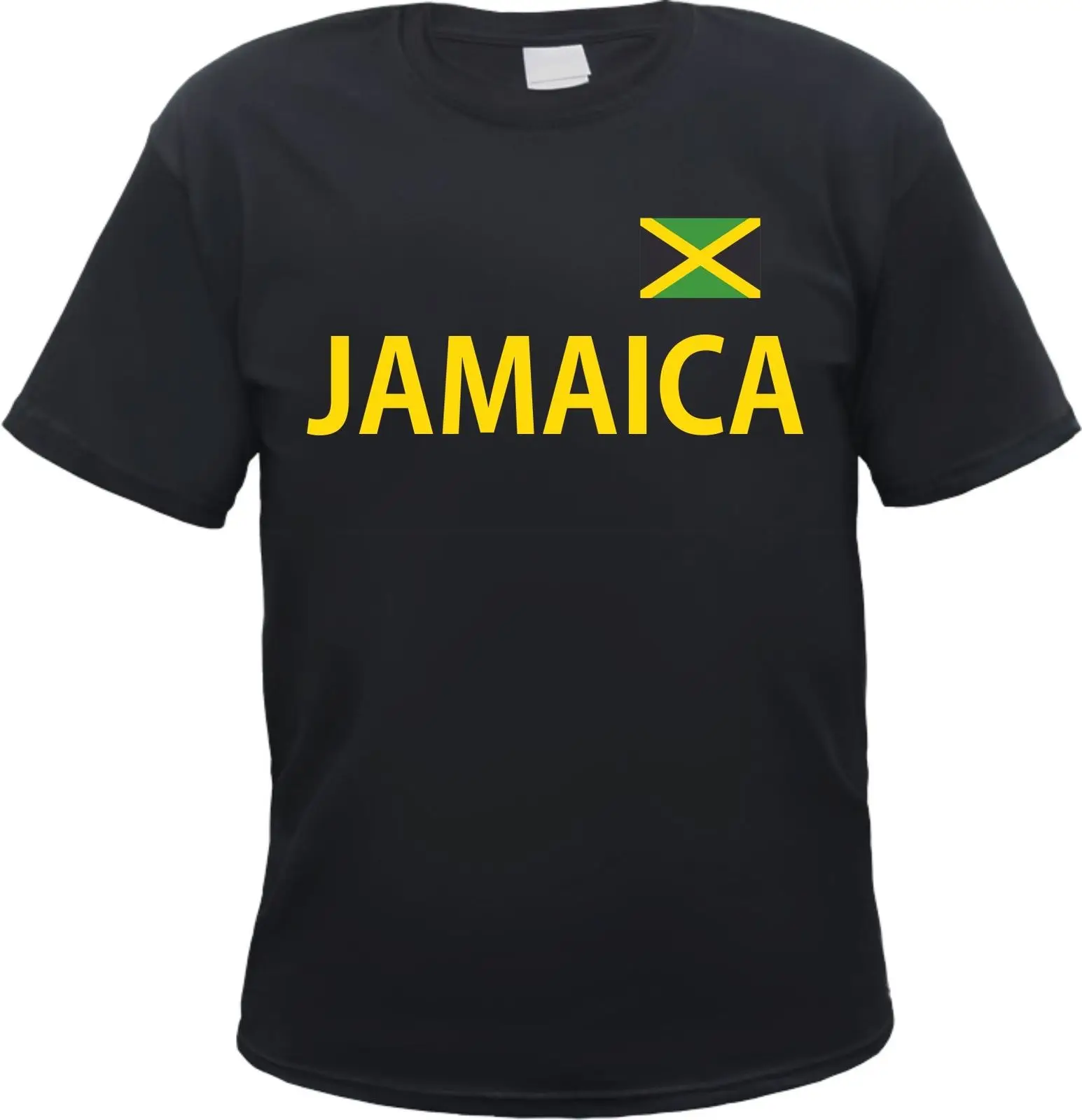 Футболка на Ямайке черный/желтый с флагом S до 3XL Jamaica Rasta Reggae|rasta reggae|t-shirt t-shirtt-shirt