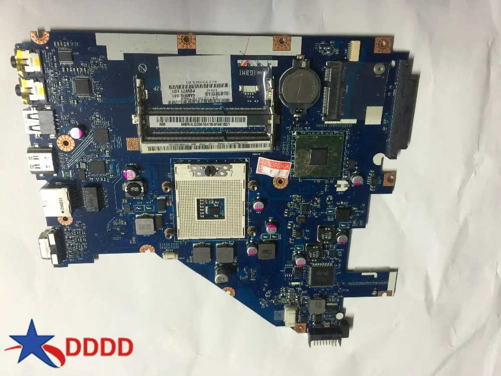 Оригинальный PEW71 LA 6582P материнская плата для ноутбука ACER Aspire 5742 5742G MBR4L02001