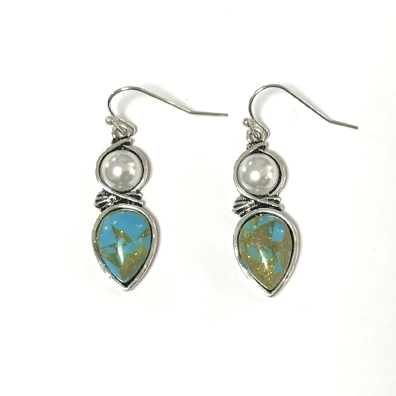 Bohemian Blue Stone Water Drop Earrings Vintage Ethnic Simulated Pearl Hook Dangle Earrings for Women Jewelry Pendientes L5J746
Bohemian Blue Stone Water Drop Earrings Vintage Ethnic Simulated Pearl Hook Dangle Earrings for Women Jewelry Pendientes L5J746