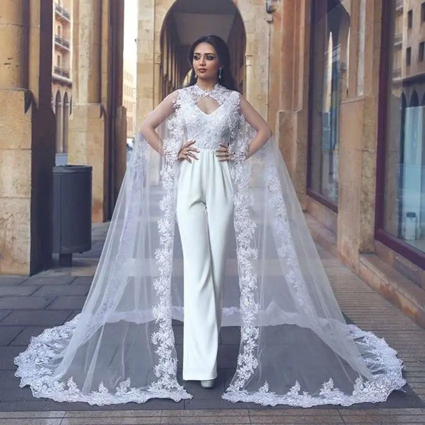 New Luxury Bridal Long Tulle Appliques Edge Jackets Cloak White Ivory Cape Wedding Accessories Wraps New Jacket Custom Made
New Luxury Bridal Long Tulle Appliques Edge Jackets Cloak White Ivory Cape Wedding Accessories Wraps New Jacket Custom Made