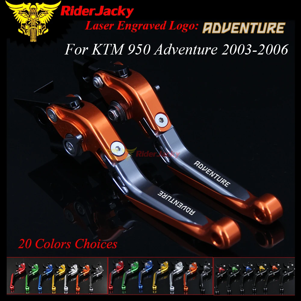 RiderJacky 1 Pair Motorcycle Folding Extendable Brake Clutch Levers For KTM 950 Adventure 2003-2006 2004 2005
RiderJacky 1 Pair Motorcycle Folding Extendable Brake Clutch Levers For KTM 950 Adventure 2003-2006 2004 2005