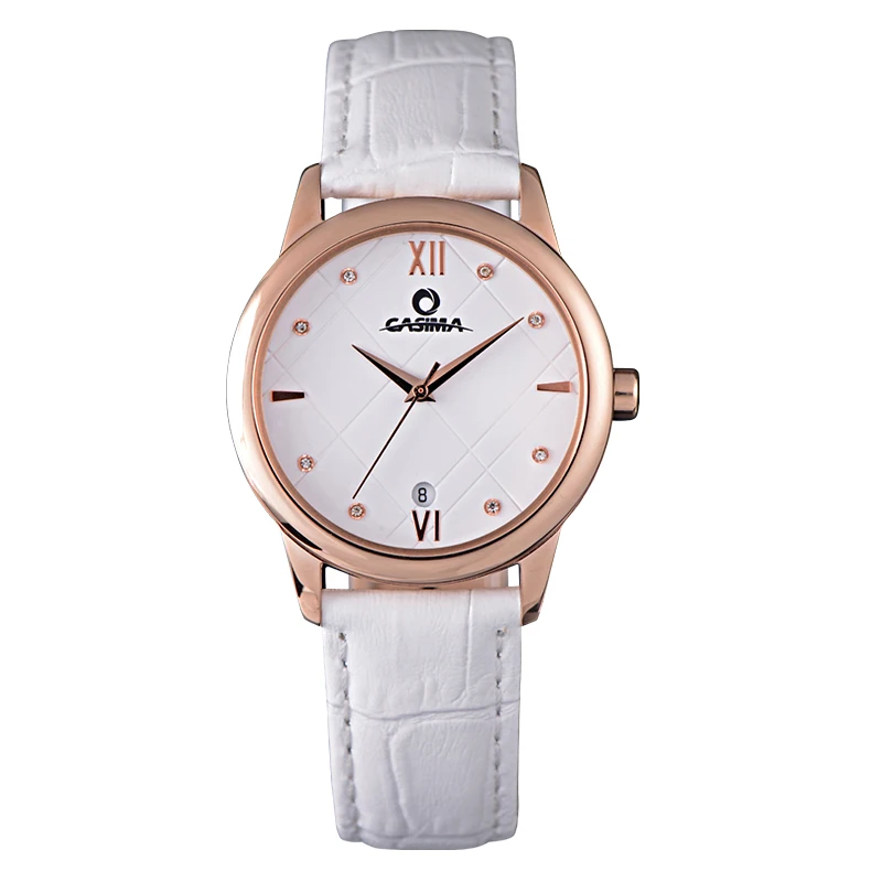Relogio feminino женские часы красный кожаный ремешок Кристалл кварцевые модные