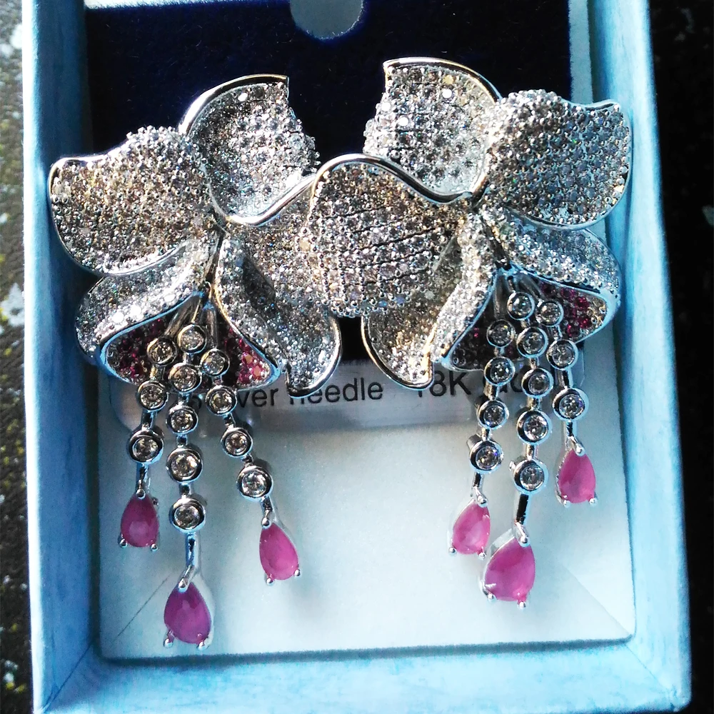 missvikki Luxury Gorgeous Bridal Wedding Engagement Anniversary Stud Earrings Pink Clear Austrian Crystal Blooming Flower
missvikki Luxury Gorgeous Bridal Wedding Engagement Anniversary Stud Earrings Pink Clear Austrian Crystal Blooming Flower