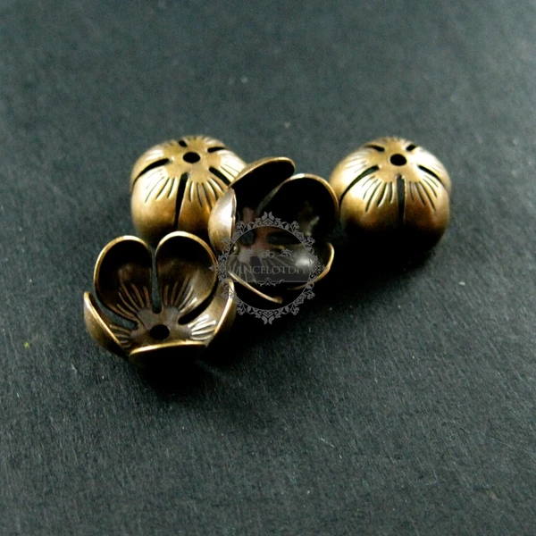 12mm vintage style brass bronze antiqued flower beads cap DIY beading jewelry supplies 1561008
12mm vintage style brass bronze antiqued flower beads cap DIY beading jewelry supplies 1561008