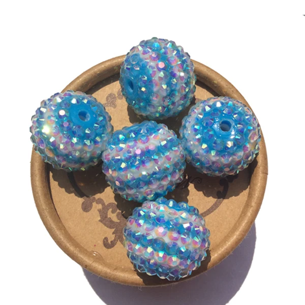 Resin Rhinestone Beads AB Shinning Chunky Bubblegum Beads for DIY Jewelry White Aqua blue Stripes Beads 22 mm 5 pcs Stripes
Resin Rhinestone Beads AB Shinning Chunky Bubblegum Beads for DIY Jewelry White Aqua blue Stripes Beads 22 mm 5 pcs Stripes