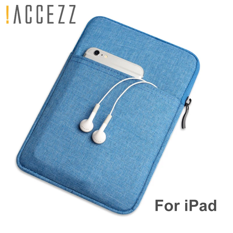 ! ACCEZZ хлопок 10 дюймов планшет рукав сумка чехол для нового ipad 9 7 Air 1 2 защитный Pro9.7