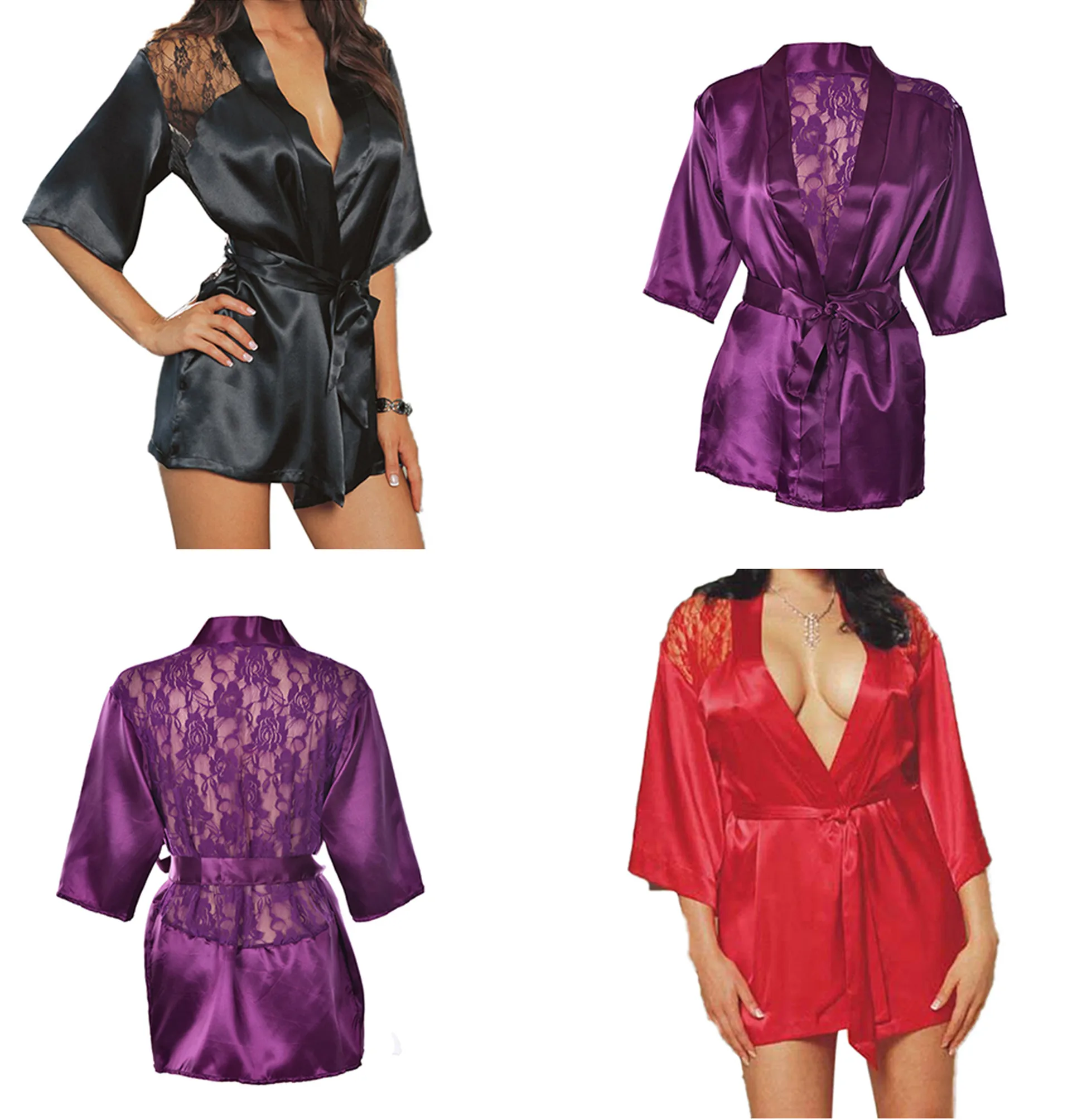 Deep V Neck Women Satin Nightgown Sexy Lace Sleepwear Strap Spaghetti Ladies Silk Nightwear Sleep Wear Night Gown Lingerie Dress
Deep V Neck Women Satin Nightgown Sexy Lace Sleepwear Strap Spaghetti Ladies Silk Nightwear Sleep Wear Night Gown Lingerie Dress