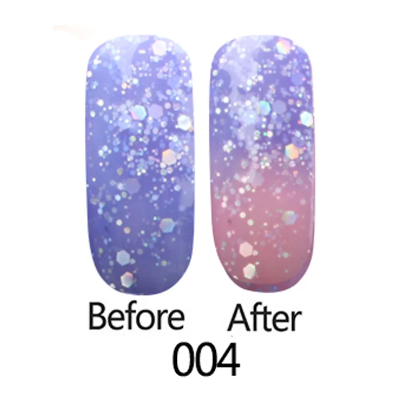 1 шт. Термическое Изменение Цвета Лак Для Ногтей Длительный Soak Off Настроения Nail Art