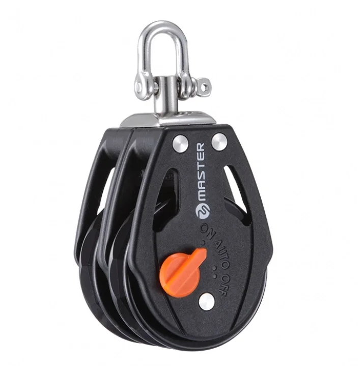 Marine Boat Yacht Sailboat Dinghy 57mm 2 1/4 Inch Ratchet Single Swivel Shackle Block Small Boat Block Master RA-0503F
Marine Boat Yacht Sailboat Dinghy 57mm 2 1/4 Inch Ratchet Single Swivel Shackle Block Small Boat Block Master RA-0503F
