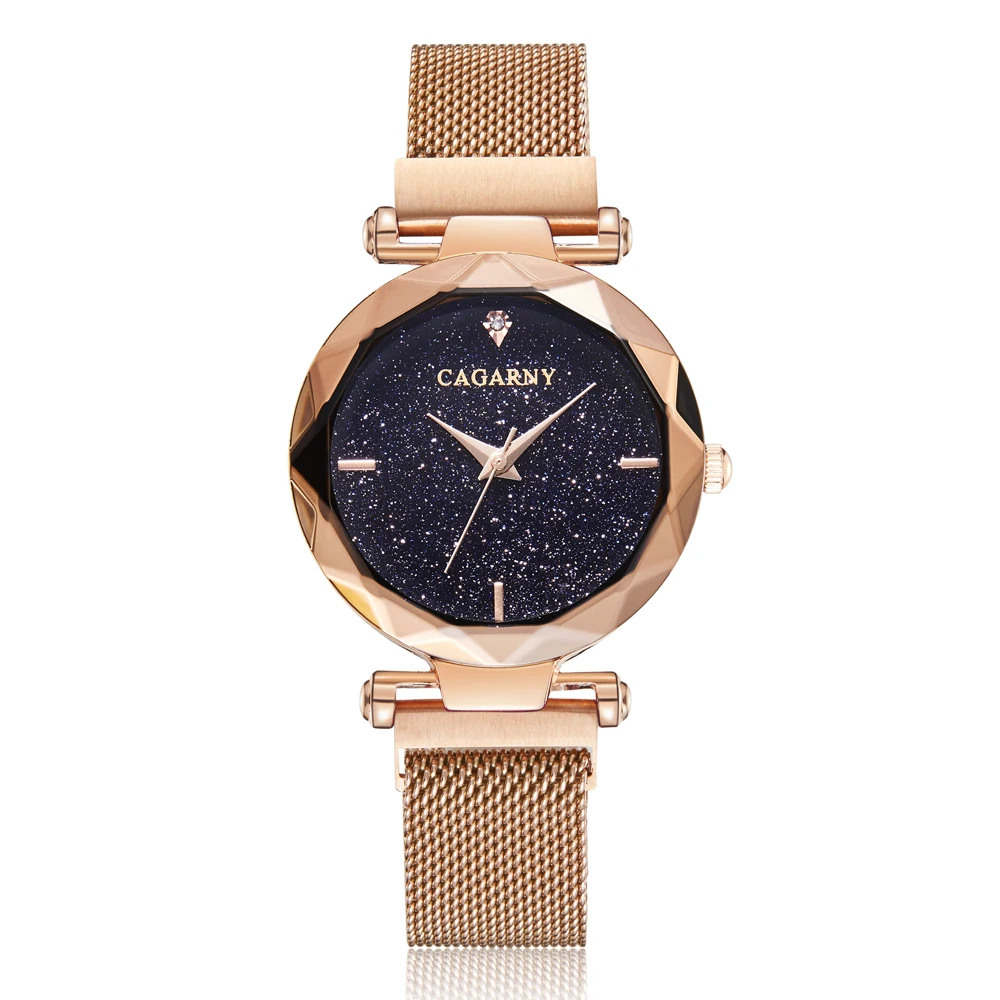 Hot Fashion Magnet Starry sky Watch Women Rose Gold Quartz Watch Elegant Ladies Business Wristwatch Relogio Feminino reloj mujer
Hot Fashion Magnet Starry sky Watch Women Rose Gold Quartz Watch Elegant Ladies Business Wristwatch Relogio Feminino reloj mujer