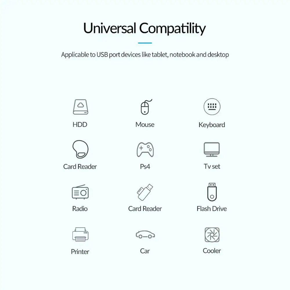 Высокоскоростной USB разветвитель ORICO 2 0 хаб с 4 портами OTG адаптер для ноутбуков на