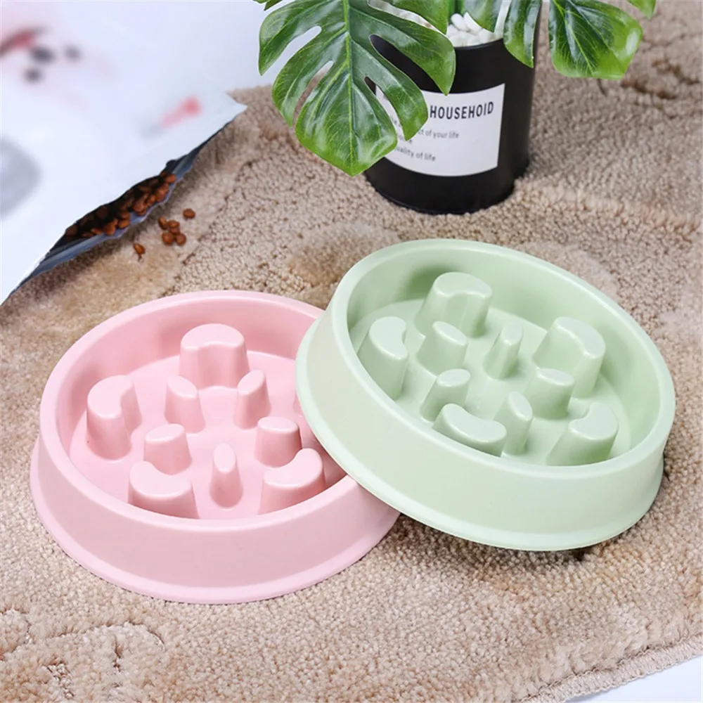 Useful Anti Choke Pet Dog Feeding Bowls Plastic Round Shape Slow down Eating Food Prevent Obesity Healthy Diet Dog Accessories
Useful Anti Choke Pet Dog Feeding Bowls Plastic Round Shape Slow down Eating Food Prevent Obesity Healthy Diet Dog Accessories