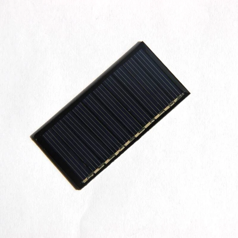 BUHESHUI 5V 50MA Mini Solar Panel Polycrystalline Cell DIY Charger For 3.6V Battery Education 60*30MM Epoxy 100pcs | Электроника