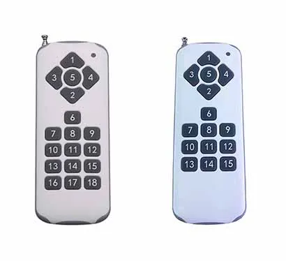 xuanlongyuan 500m Long Range 15 18 CH Channels 15CH 18CH RF Wireless Remote Control Transmitter,315 / 433.92 MHZ Garage Door
xuanlongyuan 500m Long Range 15 18 CH Channels 15CH 18CH RF Wireless Remote Control Transmitter,315 / 433.92 MHZ Garage Door