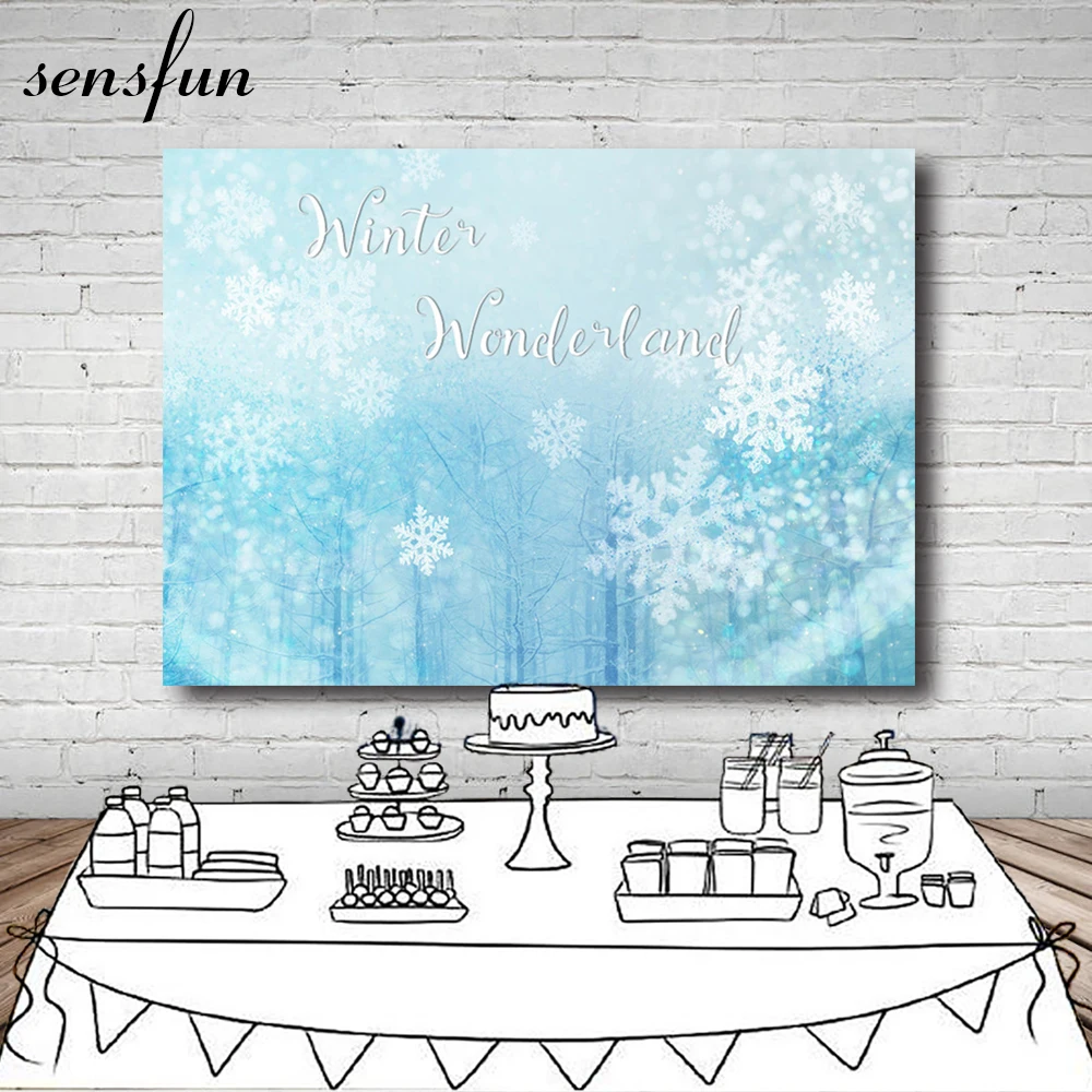 Sensfun Winter Wonderland Backdrop For Photo Studio Snowflake Birthday Party Backgrounds Photocall 7x5FT Vinyl
Sensfun Winter Wonderland Backdrop For Photo Studio Snowflake Birthday Party Backgrounds Photocall 7x5FT Vinyl