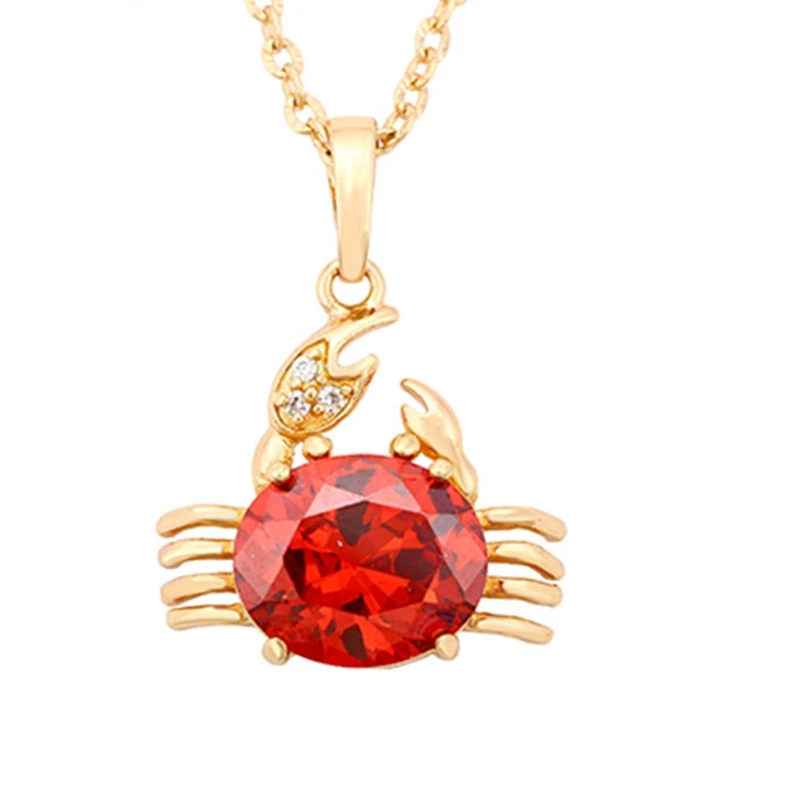 Red Lovely Crab Animal Pendant Yellow Gold Filled Childrens Pendant Necklace Chain
Red Lovely Crab Animal Pendant Yellow Gold Filled Childrens Pendant Necklace Chain