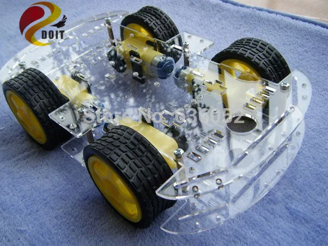 DOIT Smart RC шасси автомобиля с отслеживанием скорости препятствия управления расой