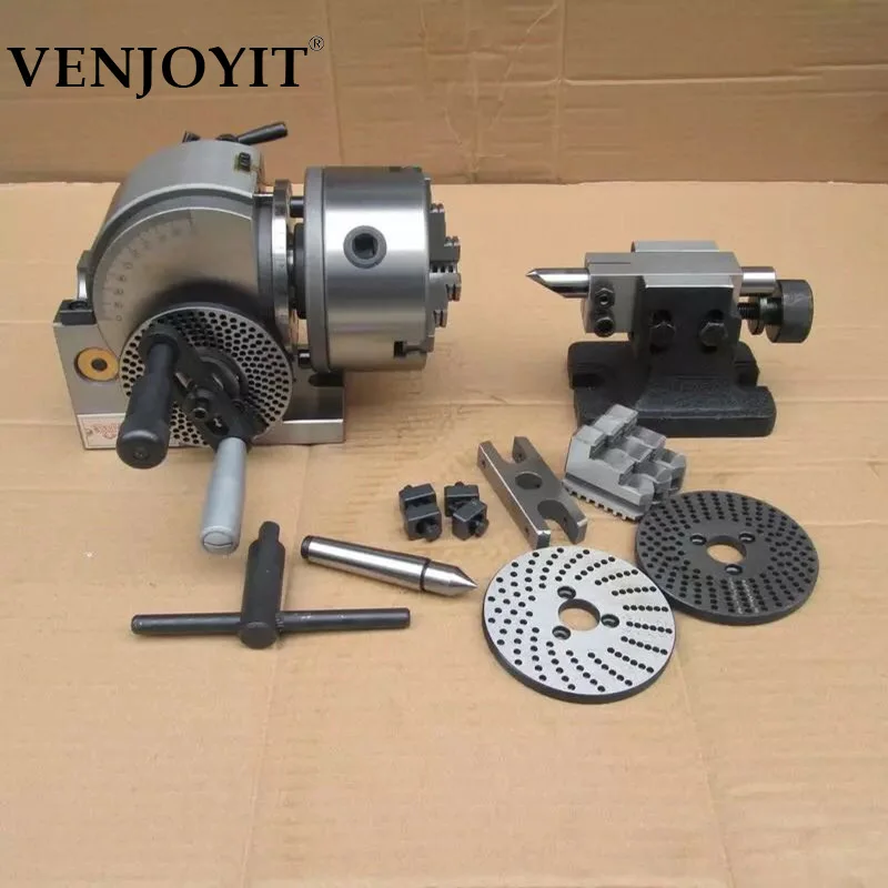Tailstock Dividing Head BS-0 Precision 3Jaw Chuck 125mm with Dividing Plates Head Stock CNC Milling Kit
Tailstock Dividing Head BS-0 Precision 3Jaw Chuck 125mm with Dividing Plates Head Stock CNC Milling Kit