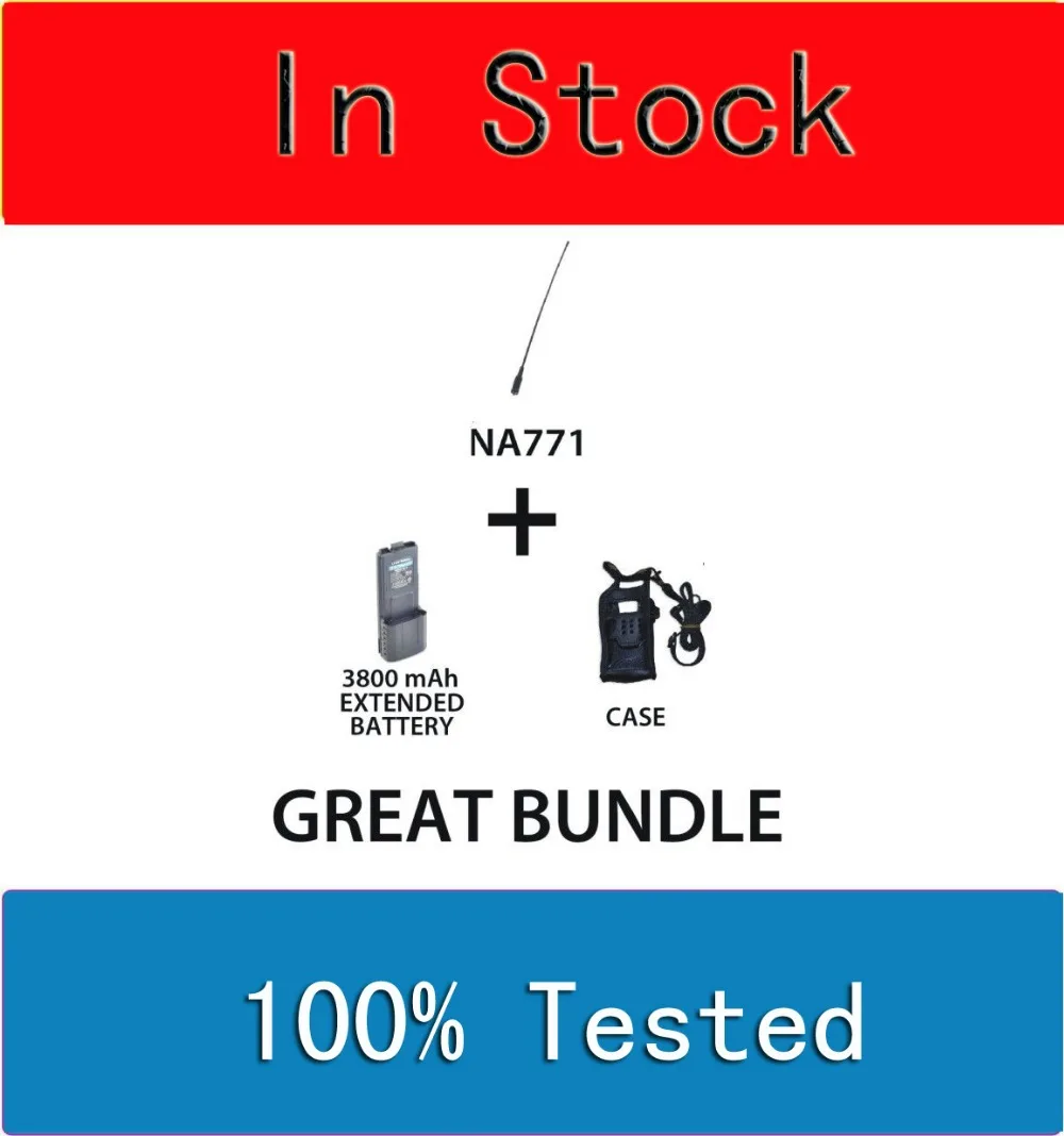 Handle Antenna NA-771,VHF UHF dual band high gain antenna+ baofeng uv-5r accessories 3800mAh battery +leather case
Handle Antenna NA-771,VHF UHF dual band high gain antenna+ baofeng uv-5r accessories 3800mAh battery +leather case