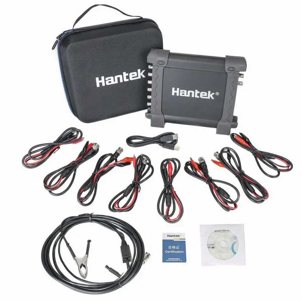 Hantek 1008C 8-Channel USB Virtual Oscilloscope Automotive Diagnostic Oscilloscope Power Signal Generator PC Oscilloscope
Hantek 1008C 8-Channel USB Virtual Oscilloscope Automotive Diagnostic Oscilloscope Power Signal Generator PC Oscilloscope