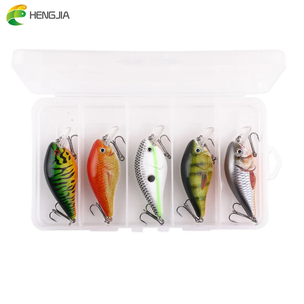 HENGJIA 5PCS 64G 7.8CM Mini Isca Fishing Lure Artificial Wobblers Hard Crankbait 3D Eyes Free Shipping
HENGJIA 5PCS 64G 7.8CM Mini Isca Fishing Lure Artificial Wobblers Hard Crankbait 3D Eyes Free Shipping