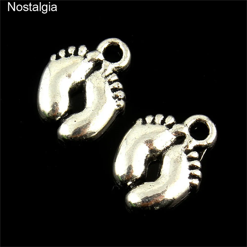 30Pcs Cute Tibetan Baby Feet Charms Baby Foot Print Pendant Jewlery Making 10*10MM
30Pcs Cute Tibetan Baby Feet Charms Baby Foot Print Pendant Jewlery Making 10*10MM