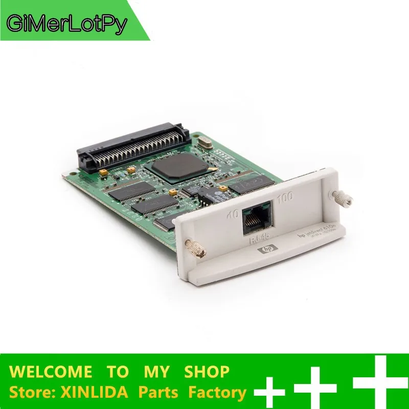 Original J4169A JetDirect 610N EIO 10/100BaseTX for LaserJet 4200 4250 4300 4350 5000 5100 8000 8100 9000 9040 9050 4100
Original J4169A JetDirect 610N EIO 10/100BaseTX for LaserJet 4200 4250 4300 4350 5000 5100 8000 8100 9000 9040 9050 4100