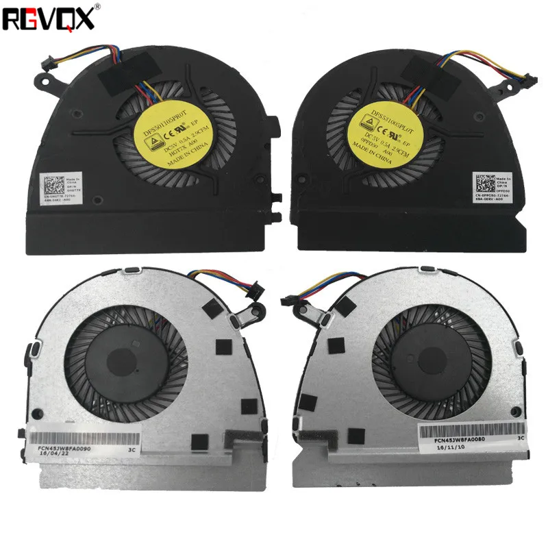 Новый вентилятор охлаждения для DELL VOSTRO 5460 V5460 V5470 5470 14z-3526 14-5439 левый и правый вентиляторы PN:DFS501105PR0T DFS531005PL0T
Новый вентилятор охлаждения для DELL VOSTRO 5460 V5460 V5470 5470 14z-3526 14-5439 левый и правый вентиляторы PN:DFS501105PR0T DFS531005PL0T