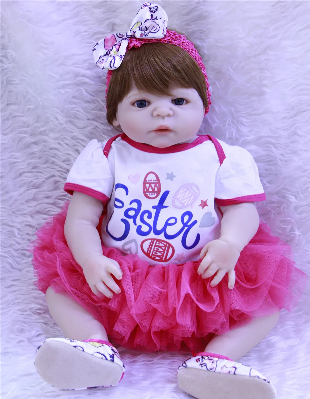 Полностью силиконовые куклы Новорожденные, 22 дюйма, NPK, бренд bebes reborn, мягкие на ощупь, настоящие, новый цвет волос, куклы reborn
Полностью силиконовые куклы Новорожденные, 22 дюйма, NPK, бренд bebes reborn, мягкие на ощупь, настоящие, новый цвет волос, куклы reborn