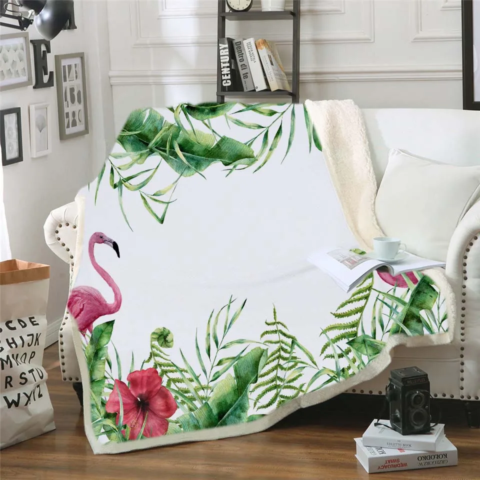 Carton Flamingo Sherpa Blanket for Beds Tropical Animal Plant Flowers Leaves Velvet Plush Throw Blanket Pineapple Bedspread
Carton Flamingo Sherpa Blanket for Beds Tropical Animal Plant Flowers Leaves Velvet Plush Throw Blanket Pineapple Bedspread