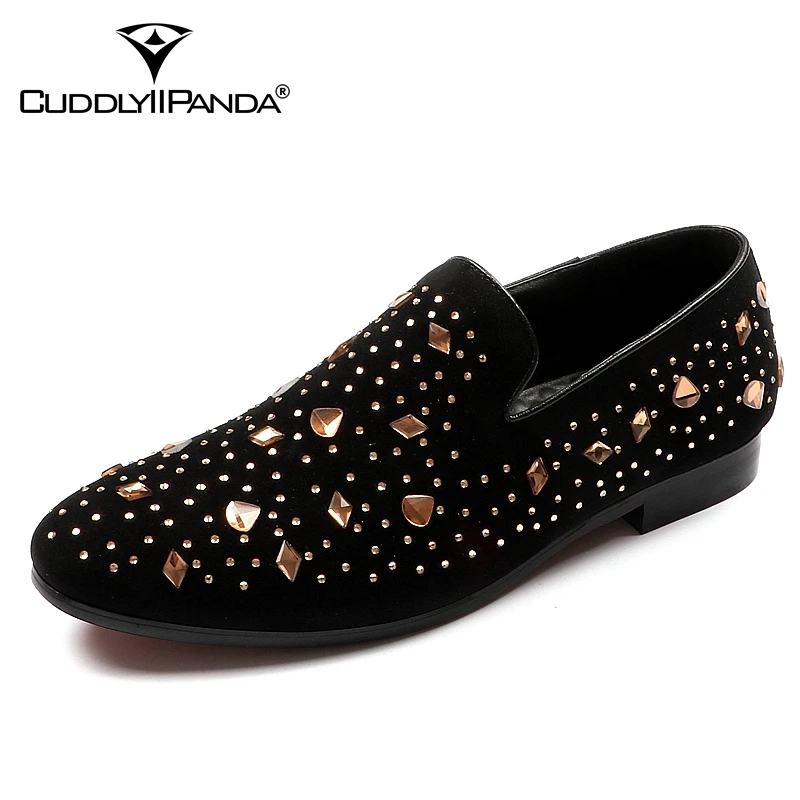 CuddlyIIPanda Men Fashion Ankle Shoes Spring Autumn Crystal Loafers Pointed Toe Punk Shoes High Quality Men Brand Slip on Shoes
CuddlyIIPanda Men Fashion Ankle Shoes Spring Autumn Crystal Loafers Pointed Toe Punk Shoes High Quality Men Brand Slip on Shoes