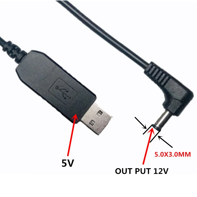 ihens5 USB 5V to DC 5.0 x 3.0mm 12V Power Jack Charging Cable DC Barrel Jack usb converter usb to dc power for Car device 1M
ihens5 USB 5V to DC 5.0 x 3.0mm 12V Power Jack Charging Cable DC Barrel Jack usb converter usb to dc power for Car device 1M