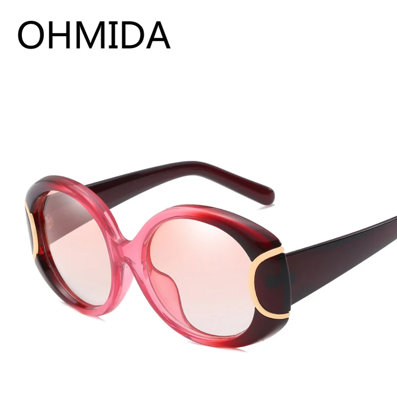 Высококачественные Овальные Солнцезащитные очки OHMIDA женские зеркальные