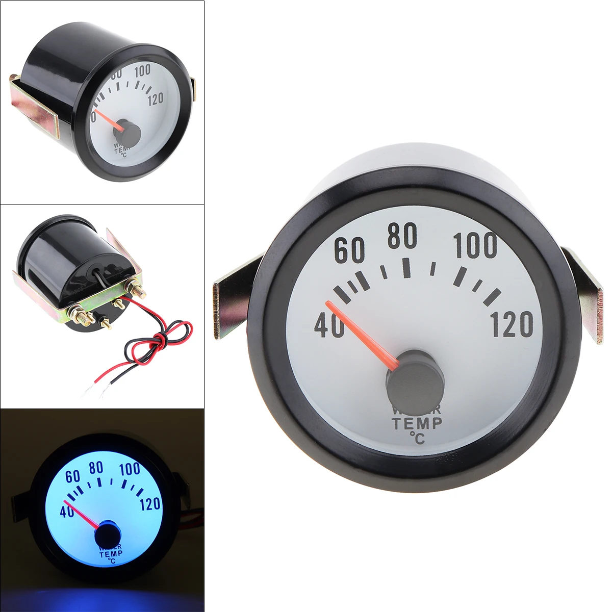6034BL 2" 52mm 12V Blue LED 40~120 Celsius Degree Water Temperature Meter Gauge with Sensor for Car / Boat / Truck / ATV
6034BL 2" 52mm 12V Blue LED 40~120 Celsius Degree Water Temperature Meter Gauge with Sensor for Car / Boat / Truck / ATV