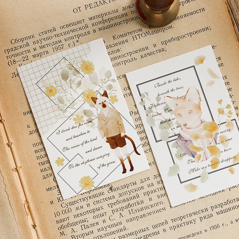 multi-use 5.2*8cm 54pcs Mini Card Animal portraits design Scrapbooking party invitation cards Scrapbooking DIY
multi-use 5.2*8cm 54pcs Mini Card Animal portraits design Scrapbooking party invitation cards Scrapbooking DIY