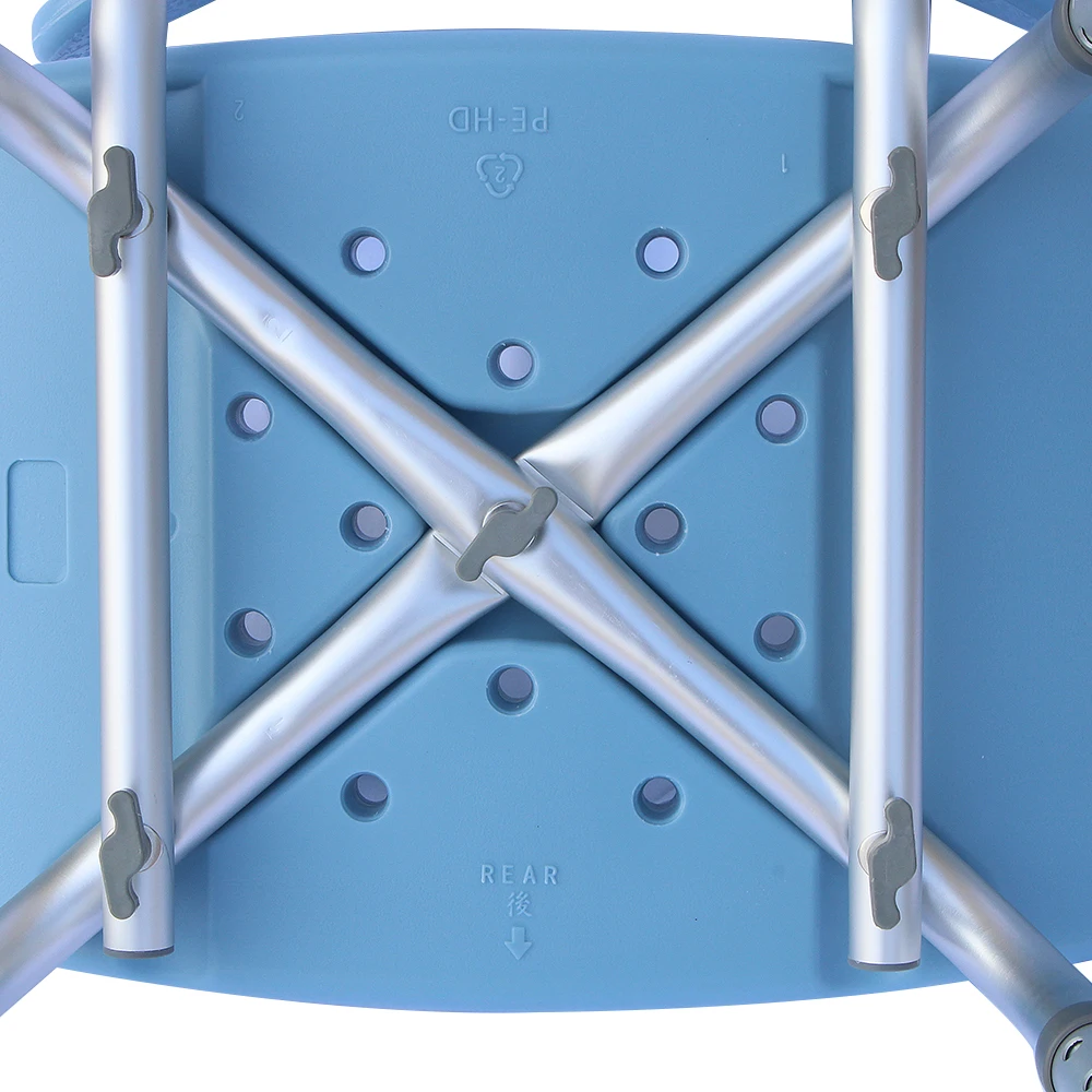 Heavy-duty Aluminum Alloy 5Elderly Bathtub Bath Tub Shower Seat Chair Bench Stool with Back Support CST-3012 Blue
Heavy-duty Aluminum Alloy 5Elderly Bathtub Bath Tub Shower Seat Chair Bench Stool with Back Support CST-3012 Blue
