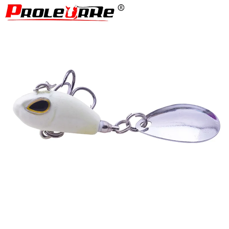 Proleurr 12g Fishing Lures VIB Rotating Spinner Shone Sequin Spoon Baits Wobbers For Fly Fishing Tackle With Feather Hooks Pesca
Proleurr 12g Fishing Lures VIB Rotating Spinner Shone Sequin Spoon Baits Wobbers For Fly Fishing Tackle With Feather Hooks Pesca