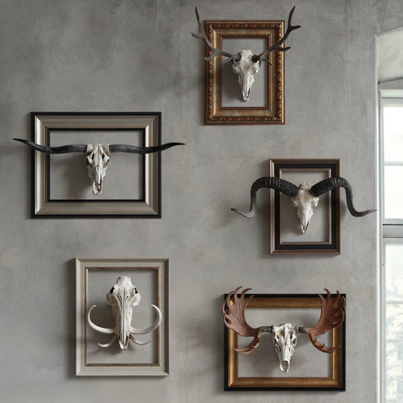 Nordic Style Wall Decoration Unique Design Natural Resin Animal Skull Crafts Bar House Restaurant Adornment Personality Statue
Nordic Style Wall Decoration Unique Design Natural Resin Animal Skull Crafts Bar House Restaurant Adornment Personality Statue