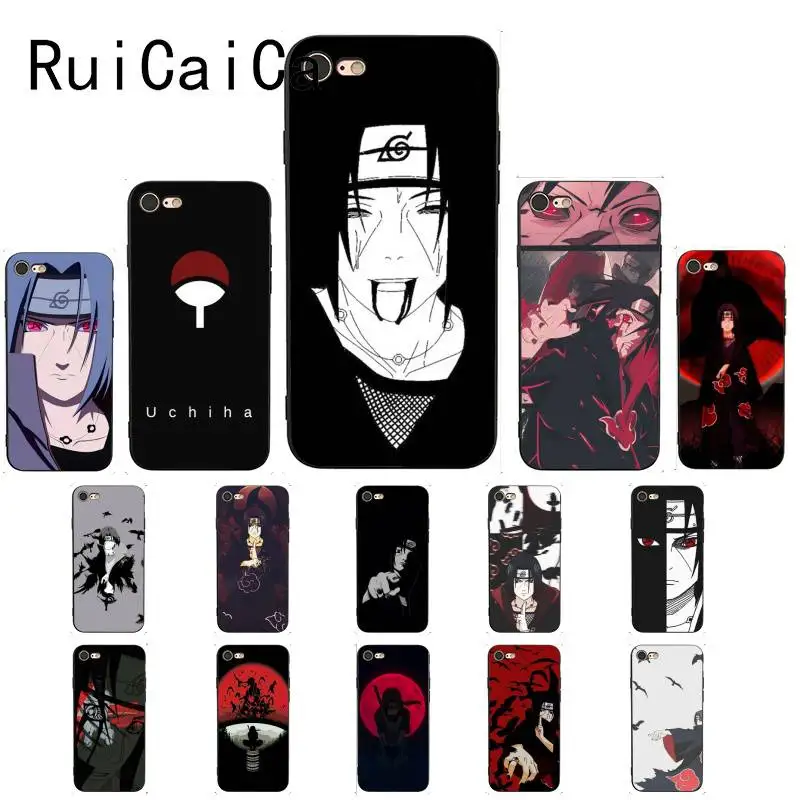 Ruicaica Naruto Itachi Uchiha японский пользовательский фото мягкий чехол для телефона iPhone X XS