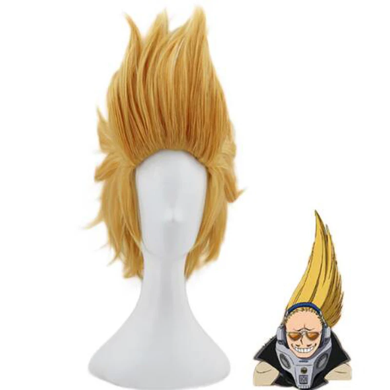 My Hero Academia Present Mic Golden Short Wig Cosplay Costume Boku no Hero Academia Synthetic Hair Party Wigs + Wig Cap
My Hero Academia Present Mic Golden Short Wig Cosplay Costume Boku no Hero Academia Synthetic Hair Party Wigs + Wig Cap