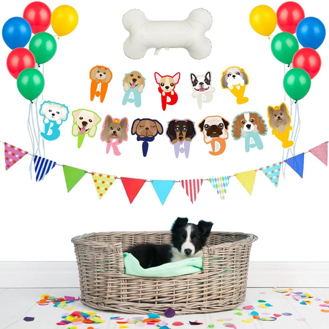 13pcs Dog Happy Birthday Banners Bone Shape Latex Balloons Set Pet Party Dog Birthday Theme Foil Balloon Decoration Supplies
13pcs Dog Happy Birthday Banners Bone Shape Latex Balloons Set Pet Party Dog Birthday Theme Foil Balloon Decoration Supplies