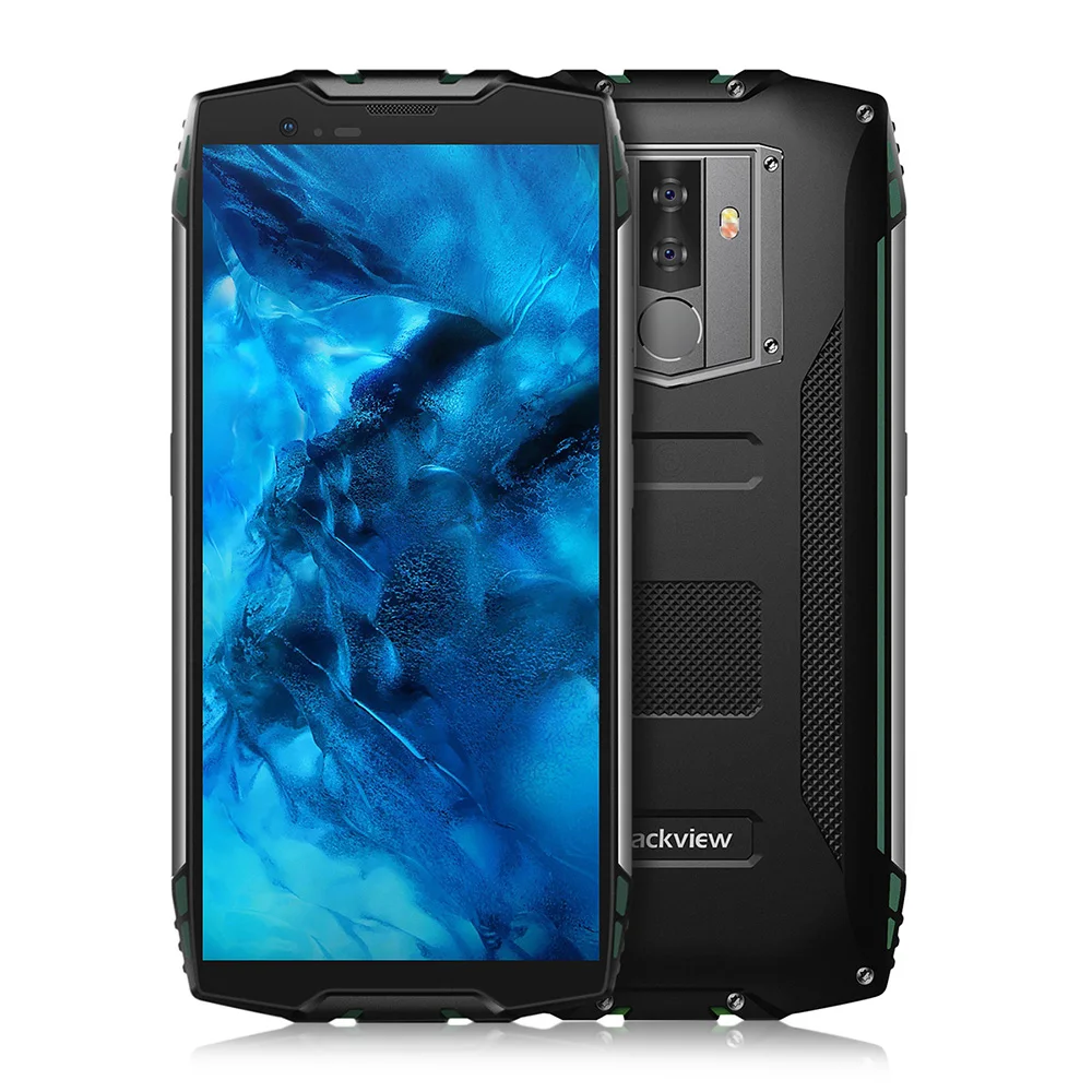 BLACKVIEW BV6800 Pro IP68 смартфон 6580 мАч Android 8 0 mt6750t восемь ядер 4G B + 6 16.0MP 0.3MP двойной сзади