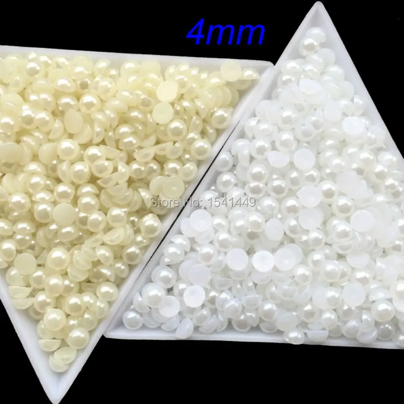 DIY Nail art craft 1000pcs/pack 4mm Shiny White Pearl Resin Pearl Flat base Semicircle craft jewelry, phone decoration
DIY Nail art craft 1000pcs/pack 4mm Shiny White Pearl Resin Pearl Flat base Semicircle craft jewelry, phone decoration