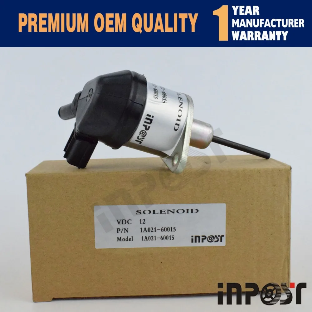 1A021-60015 New Fuel Solenoid Made to fit Kubota Tractor Models L4740HST3 L4740HSTC3 L5040GST3
1A021-60015 New Fuel Solenoid Made to fit Kubota Tractor Models L4740HST3 L4740HSTC3 L5040GST3